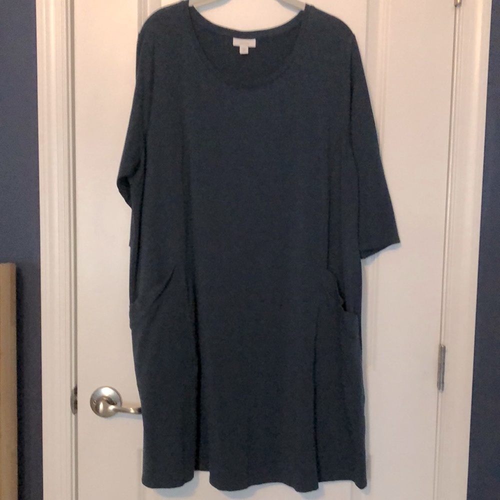 JJill Pure Jill blue dress WITH POCKETS!